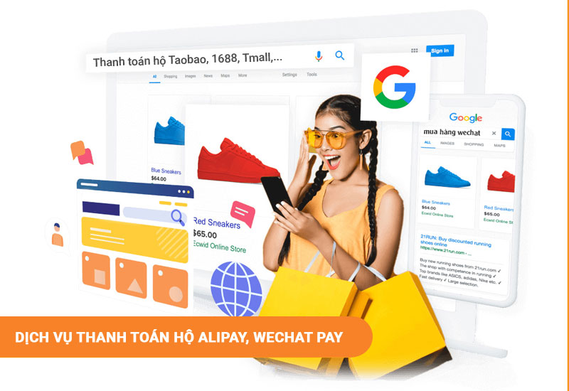 Thanh toán hộ Alipay, WeChat