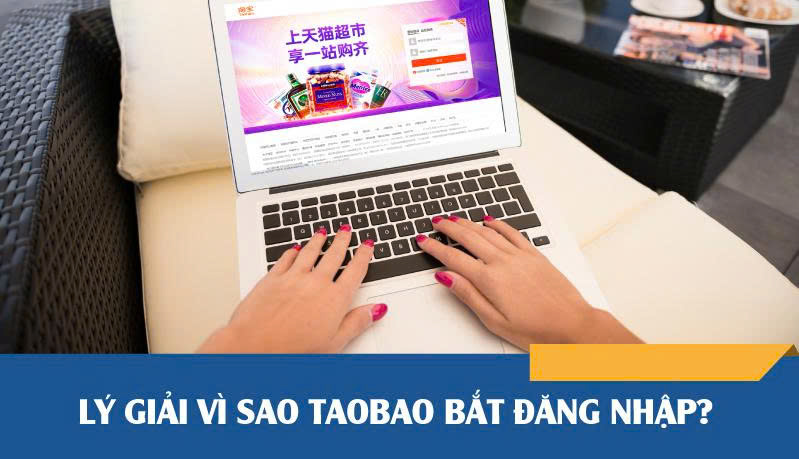Taobao bắt đăng nhập trên điện thoại và máy tính
