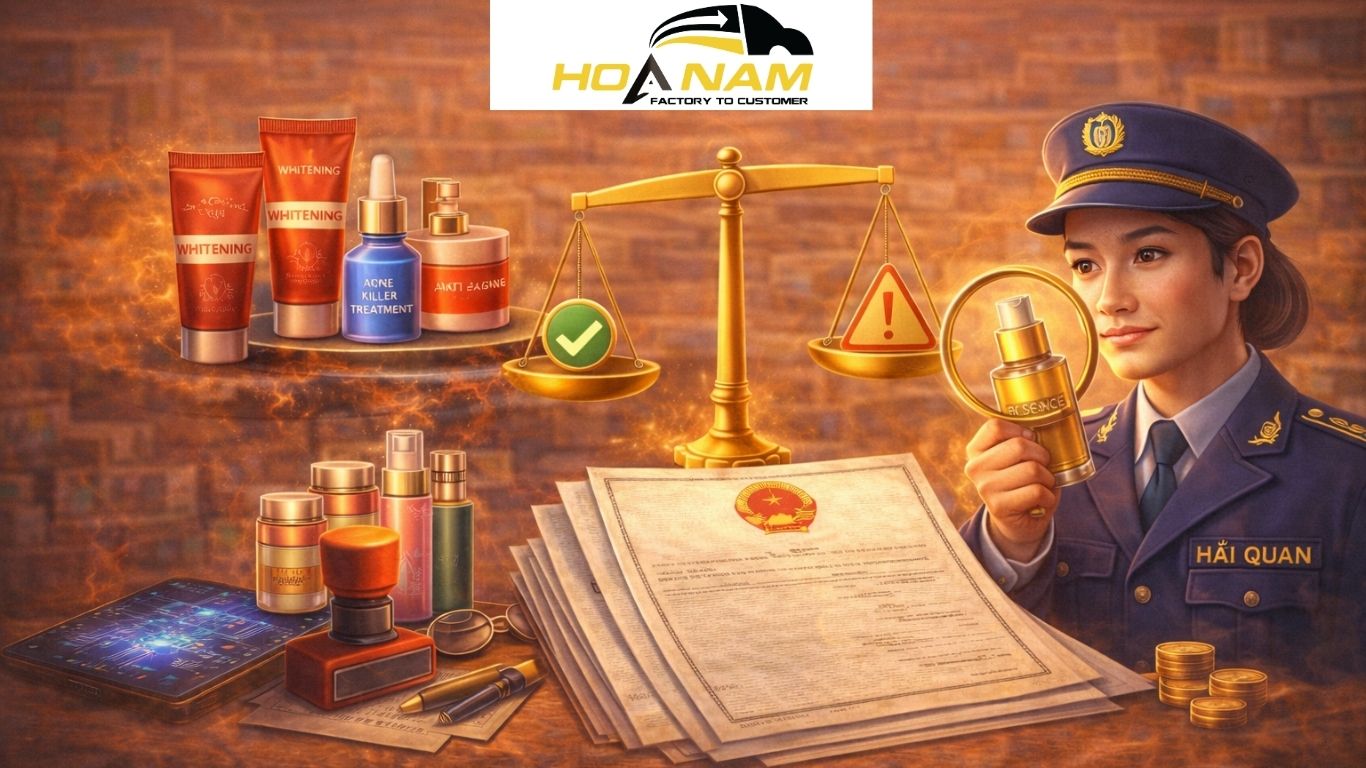 Những loại mỹ phẩm dễ bị giữ khi nhập khẩu từ Trung Quốc