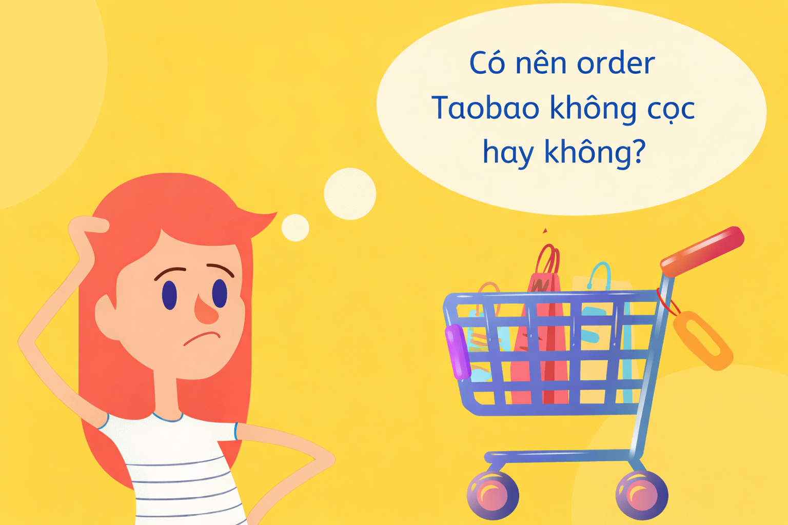 Có nên order taobao không cọc hay không?