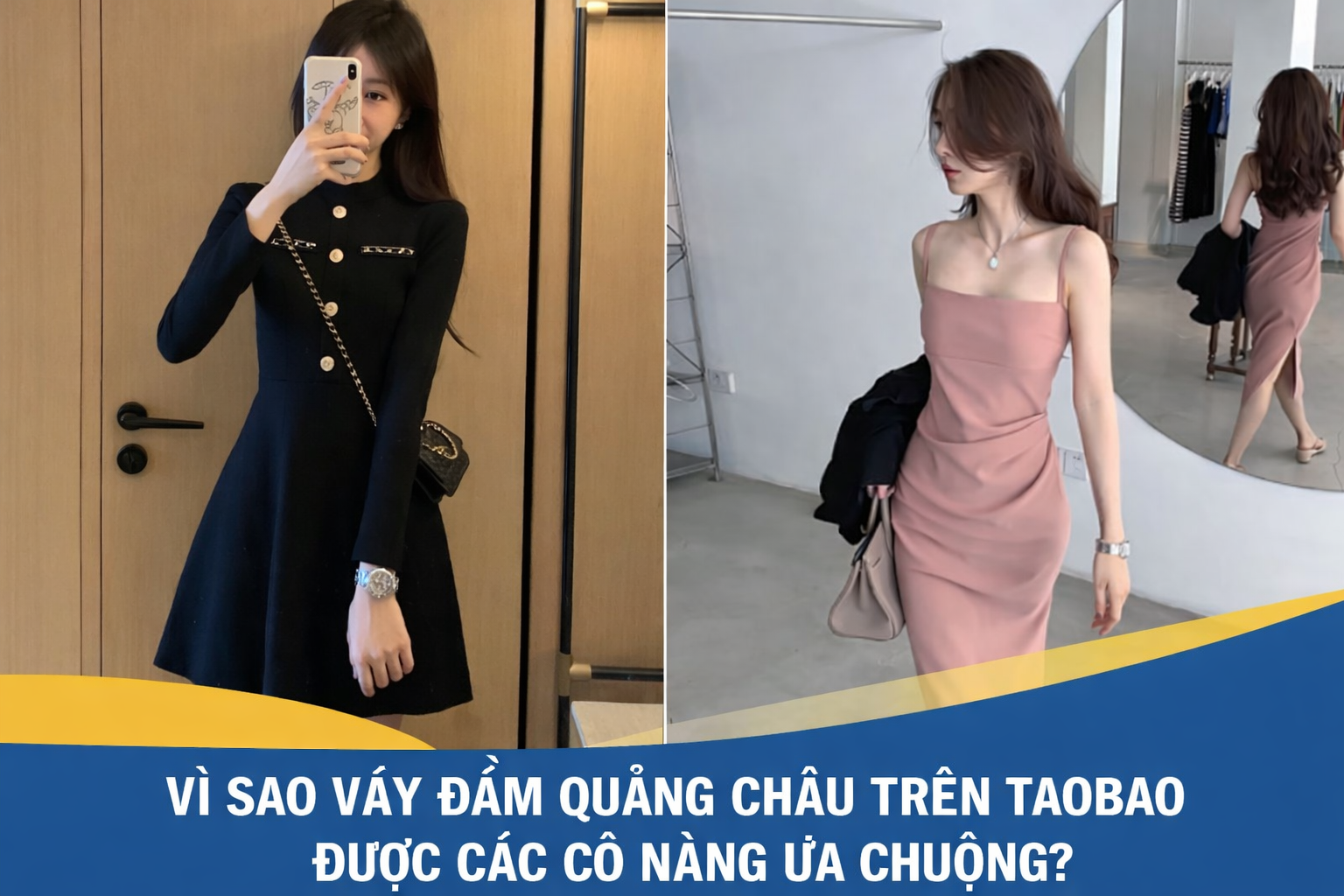 50+ Link order váy đầm, chân váy Taobao Quảng Châu đẹp nhất 2026