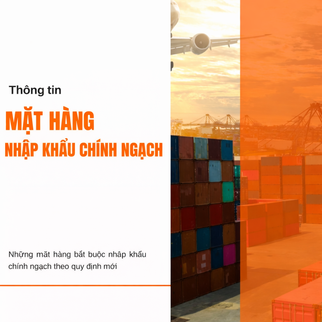 Những mặt hàng bắt buộc nhập khẩu chính ngạch theo quy định mới