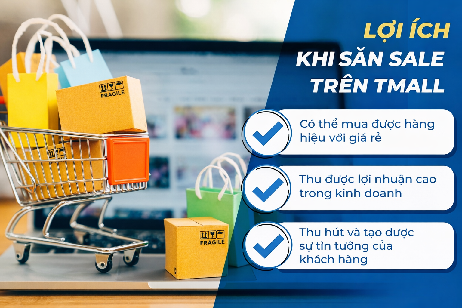 Lợi ích khi săn sale trên Tmall