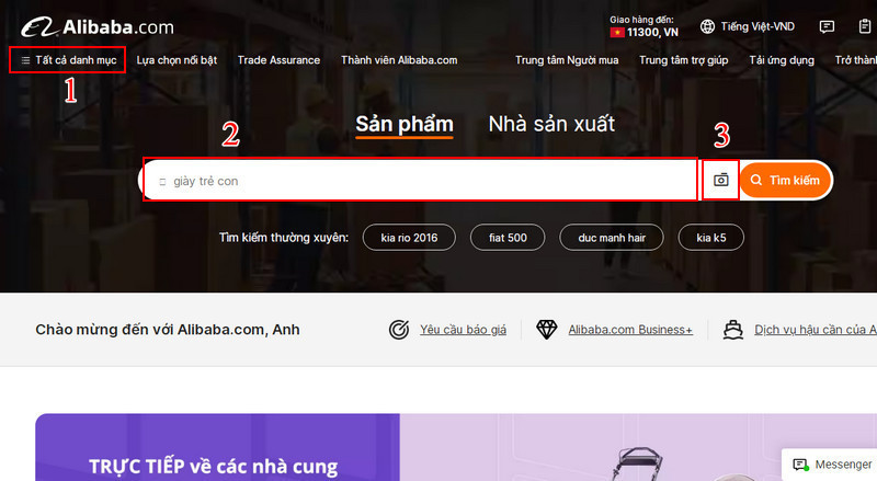 Tự mua hàng sỉ Alibaba về Việt Nam