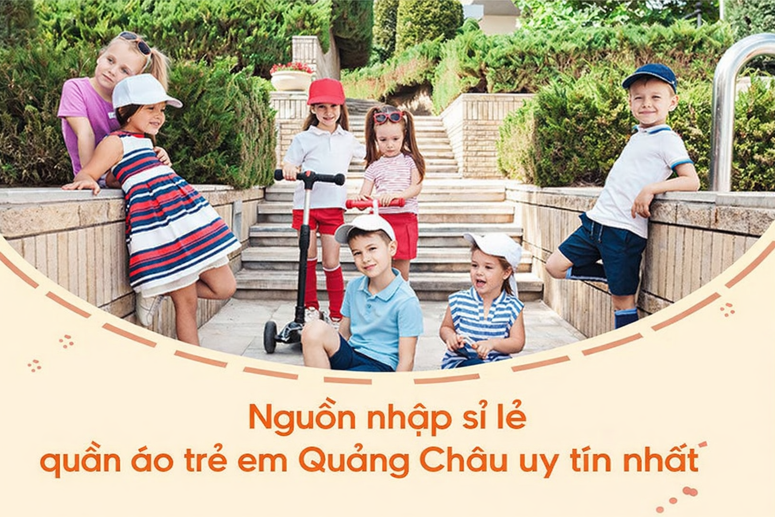 Nguồn nhập sỉ quần áo trẻ em Quảng Châu
