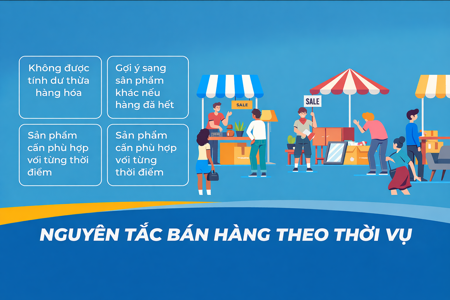 Nguyên tắc bán hàng theo thời vụ để kinh doanh hiệu quả
