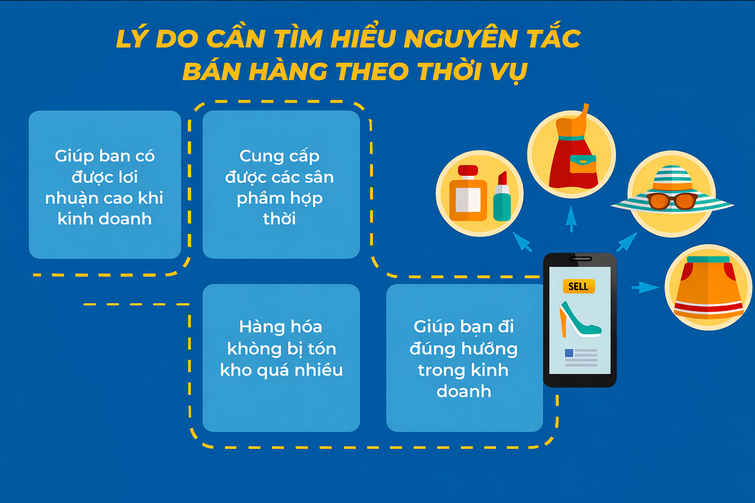Lý do cần tìm hiểu nguyên tắc bán hàng theo thời vụ