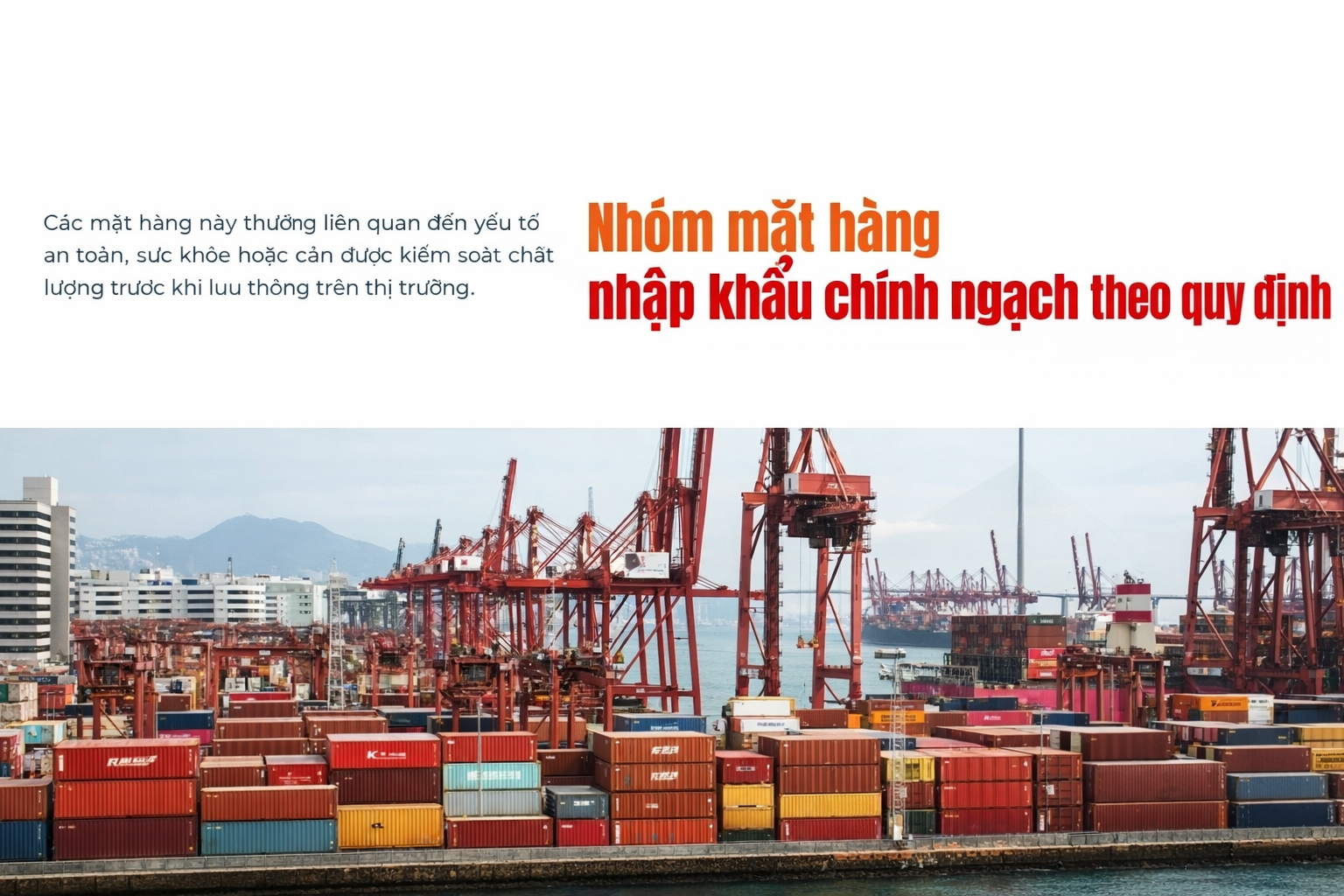 Vì sao có những mặt hàng bắt buộc phải nhập khẩu chính ngạch?